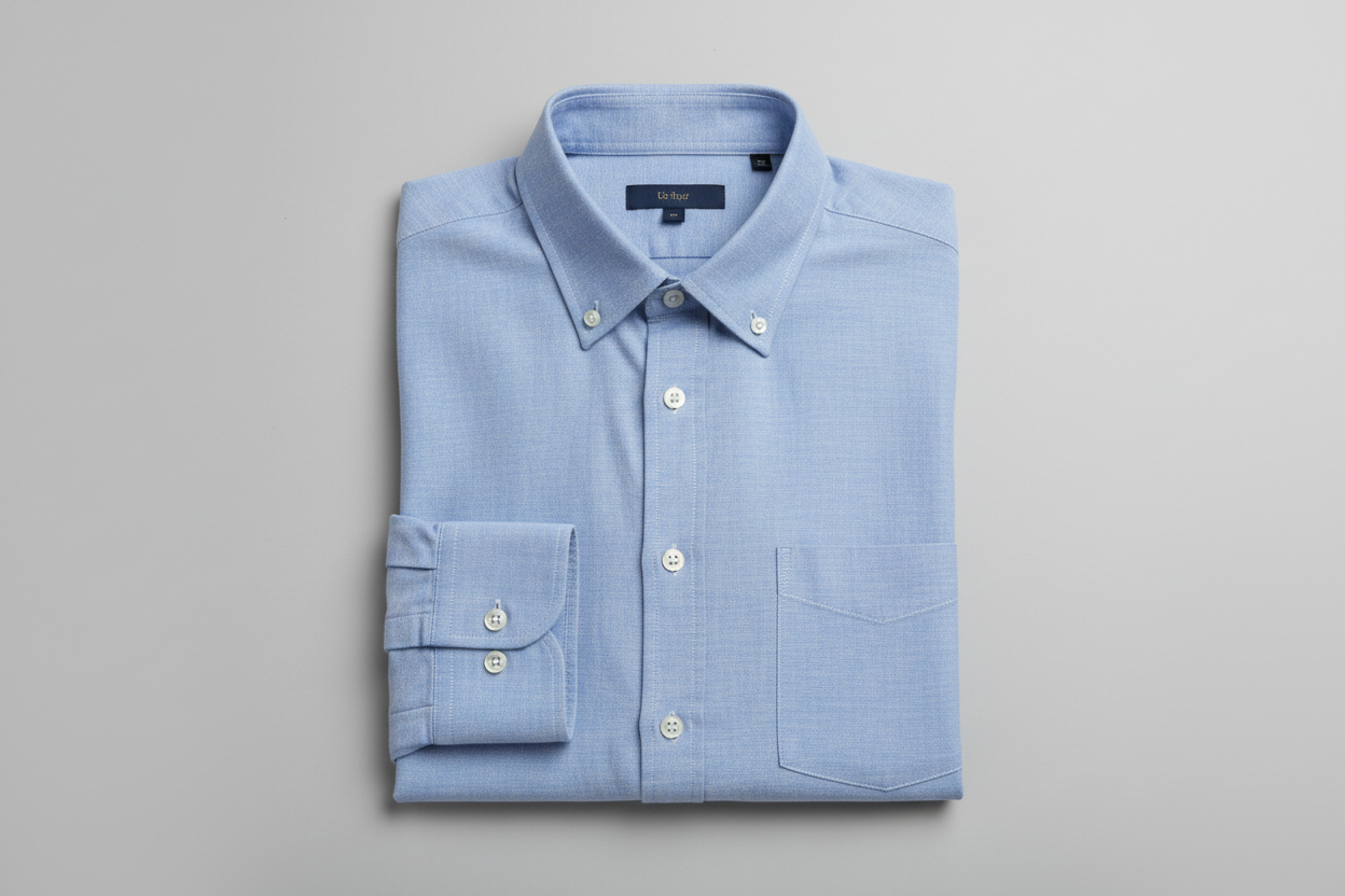 Button down shirt front view