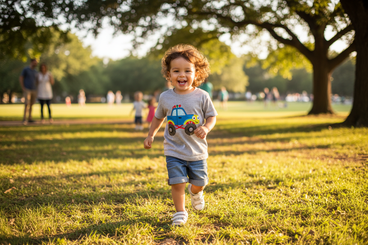Kids t-shirt lifestyle shot