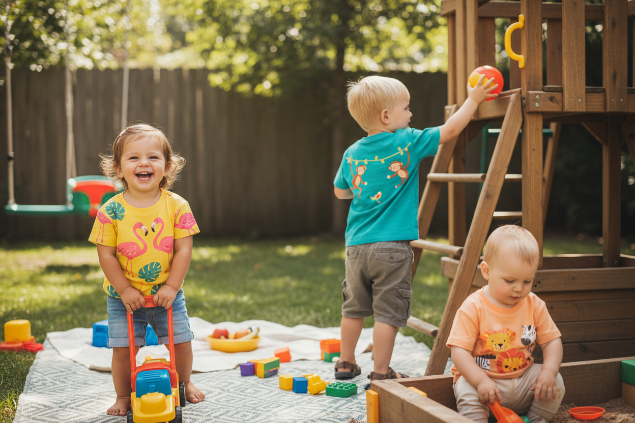 Children's t-shirts lifestyle shot