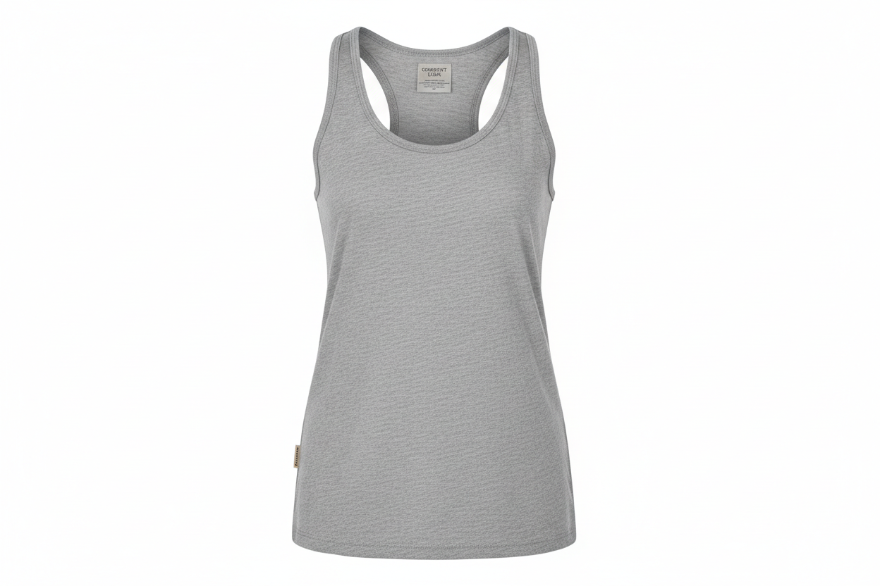 Women's classic tank top product shot