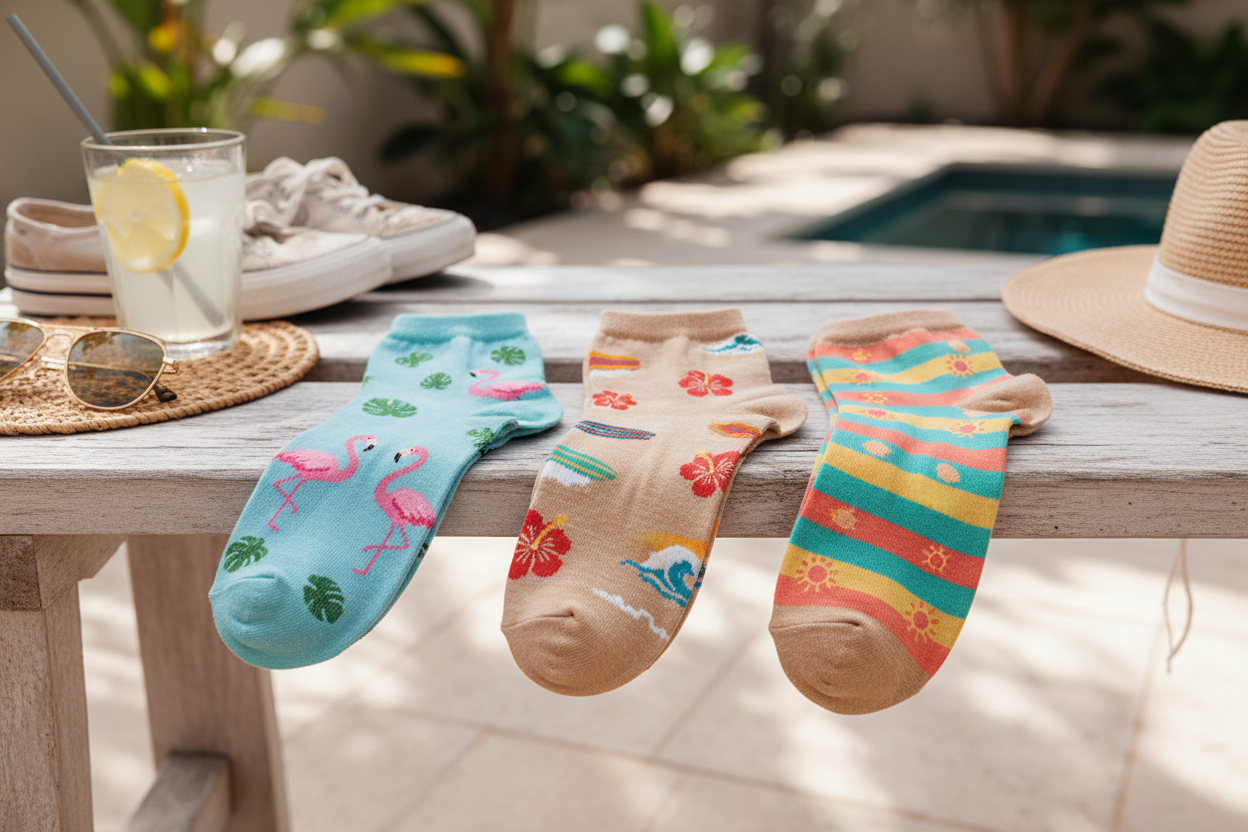 Cotton socks lifestyle shot