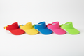Beach visor with adjustable strap