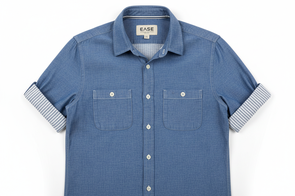 Men's casual button down shirt