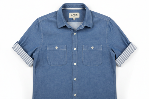 Men's casual button down shirt